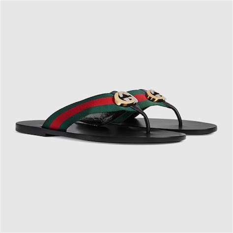 tongs gucci|gucci men's thong.